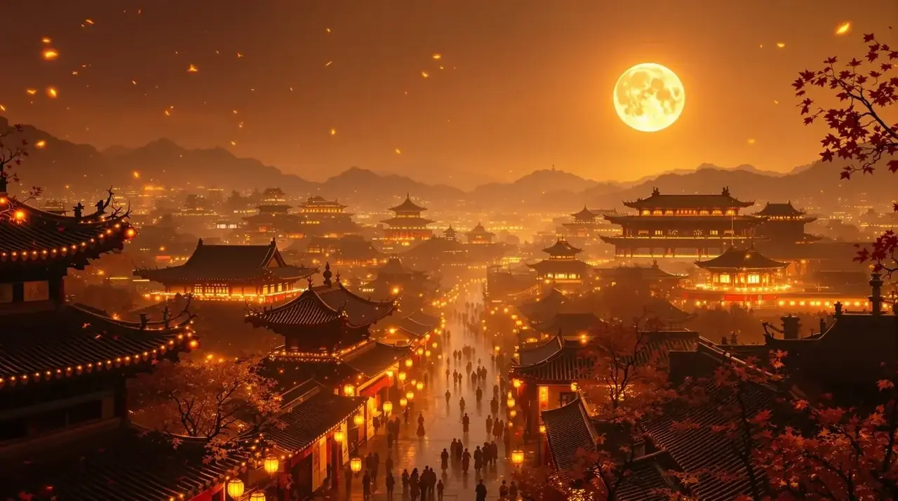 长安月下 横幅宣传图